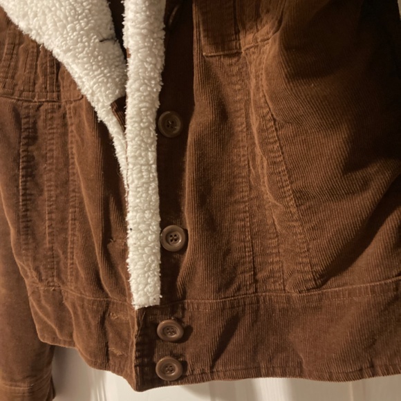 90's Vintage Corduroy Brown Bomber Jacket - Picture 6 of 11